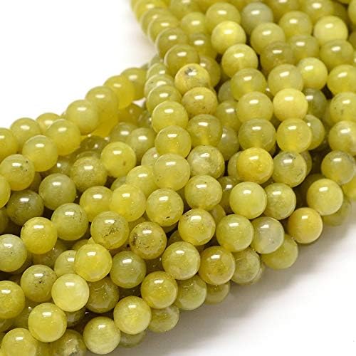 Natural Peridot 6mm Loose Beads Round