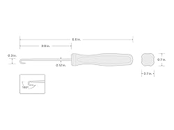 TEKTON 180-Degree Blunt Hook
