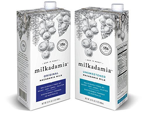 Milkadamia Variety Pack, Macadamia Milk, 32 Ounce  (Pack of 6) - Thumbnail 4