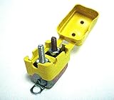 Vulcan Shortstop Circuit Breaker 40 AMP 12V Automatic Reset with Protective Yellow Boot