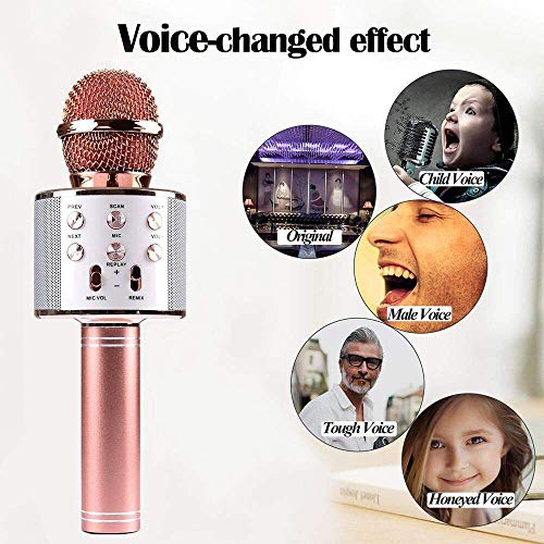 6 Karaoke+Microphone+Wireless+Bluetooth+Speaker