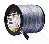 Anleolife 5-Pound Heavy Duty Square .105-Inch-by-1038-ft String Trimmer Line in Spool, with Bonus Line Cutter