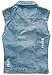 CAMO COLL Men's Sleeveless Lapel Denim Vest Jacket (M, E1-Blue)