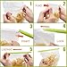 FANCER [20-PCS] Bag Sealer Sealing Clips Sticks Chips, Muti Length Eco-friendly Keep Plastic Bags Airtight Watertight & Food Fresh, Reusable & Easy to Storage - Not Touching the Food
