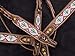 Showman Cactus & Diamond Print Beaded Headstall & Breast Collar Set w/Reins! New Horse TACK!thumb 2