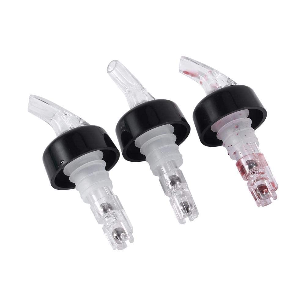 Measure Liquor Pourer, 3Pcs 30 ml Quantitative Pourer Bottle Pourer Measure Liquor Pourer Transparent