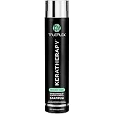Trueplex KERATHERAPY Bamboo Miracle Smooth &amp; Repair Shampoo, 10.1 oz., 300 ml - Vegan Cleansing Formula for Damaged &amp; Frizzy Hair - Hydrating &amp; Smoothing with Grape Seed, Baobab, &amp; Bamboo Extract
