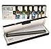 Chef’s Vision Black Wall-Mount Magnetic Knife Holder - Sleek Magnetic Strip for Knives - Modern Magnetic Knife Bar for Easy Access - Ideal Magnetic Knife Holder for Wall - No Knives Included
