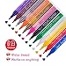 Acrylic Paint Pen for Ceramic Painting - Permanent Acrylic Marker Pens for Rock Painting, Glass, Porcelain, Mug, Wood, Fabric, Canvas, Craft Projects, Set of 12 Colors