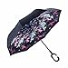 Newsight Reverse Umbrella, Double Layer Inverted Umbrella Waterproof (huayao)