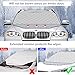 GAMURRY Car Windshield Snow Ice Cover, Windshield Covers with 4 Layers of Protection and Magnetic Edges, Anti-Snow/Anti-Ice/Anti-Fog Thickened Snow Cover for Car, Suitable for Most Cars