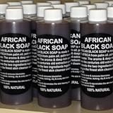 Pure 100 % Authentic Liquid African Black Soap From Ghana Three Size to Choose From (32 Oz)