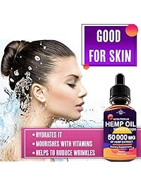 Hemp Oil Drops 17500 mg, Co2 Extracted, Help Cope with Stress, Anxiety and Pain, 100% Natural...