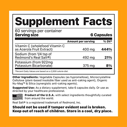 Jigsaw Health Adrenal Cocktail with WholeFood Vitamin C, 360 Capsules