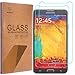 [2-Pack]-Mr.Shield Designed for Samsung Galaxy Note 3 [Tempered Glass] Screen Protector with Lifetime Replacement