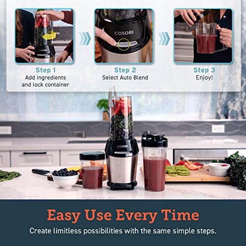 COSORI Blender for Shakes and Smoothies, 10Piece 800W AutoBlend High