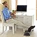 Easy Living Foot Rest Cushion Under Desk – High Rebounding Foam, Non-Slip Bottom Surface, Optimum Knee Clearance Under Desk – Ergonomically Designed, Your Feet Will Love for Office, Home, Travel