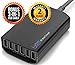 Multiple USB Charger 6 Port 60 Watt by i-xtm - Portable High Speed Charging Station; 3-1 Cable Included($6.97 value)