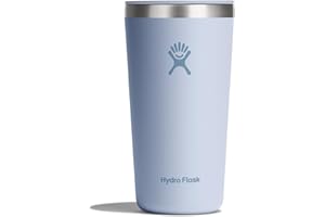 Hydro Flask All Around Tumbler Press-in Lid, Insulated Travel Mug, Stainless Steel Coffee Cup 20 Oz Surf Blue
