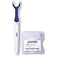 Paro Floss Holder and Paro Riser Floss Mint, Waxed, Fluoridated, Floss 50M