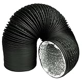 25 ft. Long PVC Duct Incl. 2 Clamps - UltraGrow UG/D/PVC/10