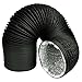 25 ft. Long PVC Duct Incl. 2 Clamps - UltraGrow UG/D/PVC/10
