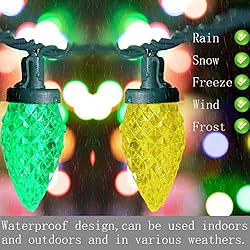Outdoor Solar Christmas Lights C9 Strawberry String