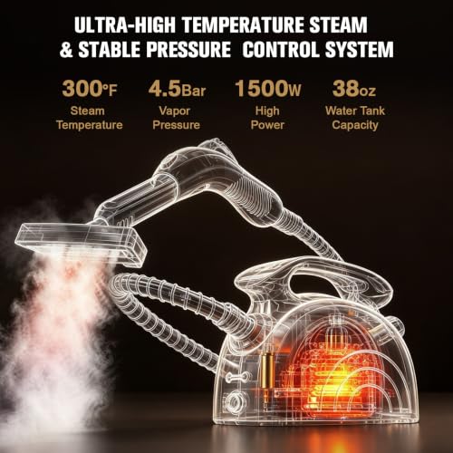 Waitbird 4.5 Bar 300°F Steam Cleaner for Bathroom, Kitchen, Floor & Grout photo 9
