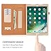 iPad Pro 12.9 (Compatible with 2017 and 2015 Model) Case, WWW [Luxury Laser Flower] Premium PU Leather Case Protective Cover with Auto Wake/Sleep Feature for iPad Pro 12.9 (Both 2017 and 2015) Gold