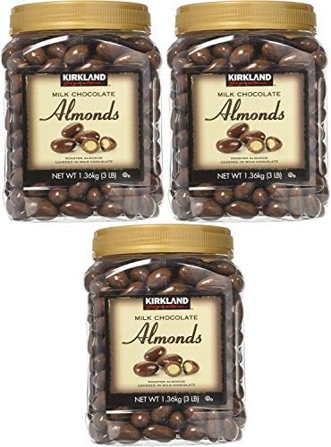 Kirkland Signature Milk Chocolate Almonds 2 Pack Jar Pack Of 3 In Lebanon Uo08ff6kyxf Binge Com Lb