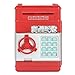 Stylebeauty Electronic Password Piggy Bank Cash Coin Can Money Locker Auto Insert Bills Safe Box Password ATM Bank Saver Birthday Gifts for Kids ( RED )