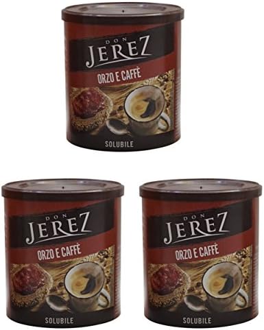 Don Jerez Orzo and Coffee "Solubile" 120 g/4.2 oz Jar, pack of 3