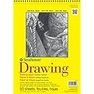 Strathmore 340-14 300 Series Drawing Pad, 14"x17" Wire Bound, 50 Sheets