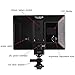 TOAZOE T119S RA CRI95 Super Slim LED Light Panel,3300K-5600K LED Video Light Panel, LCD Display Screen,Color Temperature and Brightness can be Adjusted with NP-F550 Lithium Battery