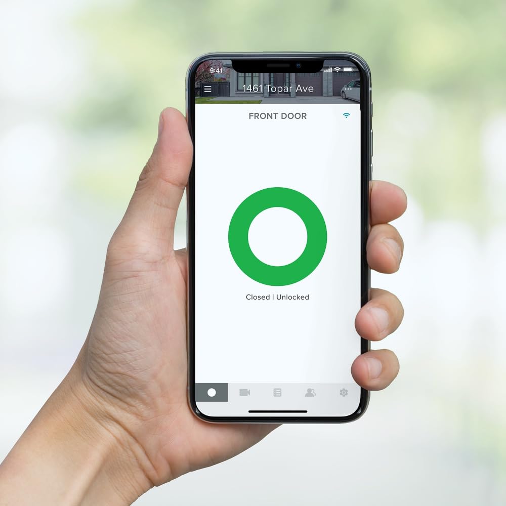 August Home Smart Lock - Keyless Home Entry with Your Smartphone - Dark Gray - View 4