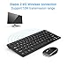 Gofreetech Wireless Keyboard and Mouse Combo 2.4G Ultra Slim Portable 78 Keys Keyboard and Power-Saving Mouse for for Office & Home Use