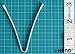 3 Pcs of V Wires for Bra/Corset - 3 Inch Metallic
