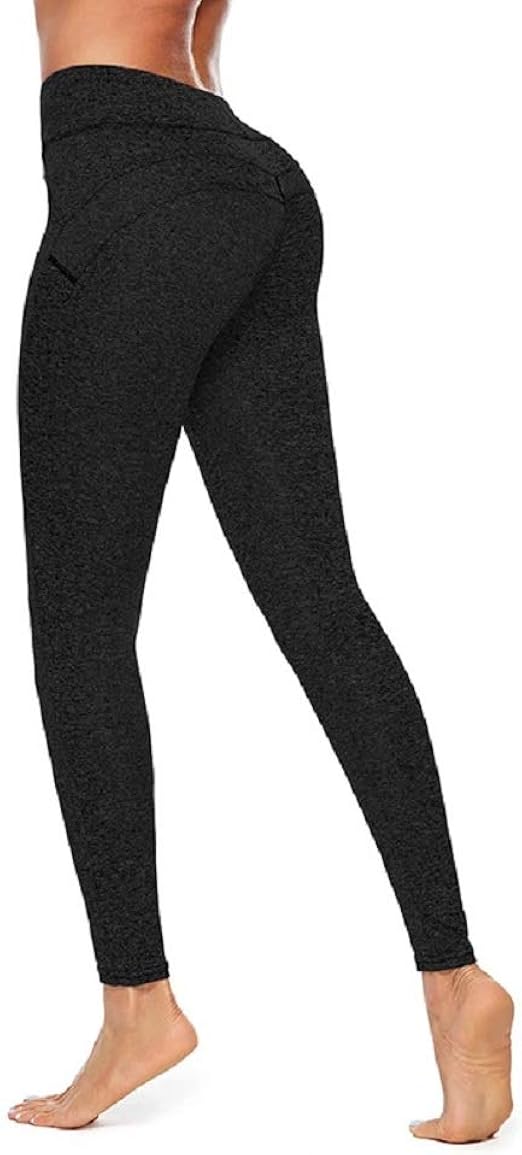 Leggings Capri Sportivi Donna A Vita Alta - Modellanti Con Tasche, Ideali Per Allenamento E Tempo Libero
