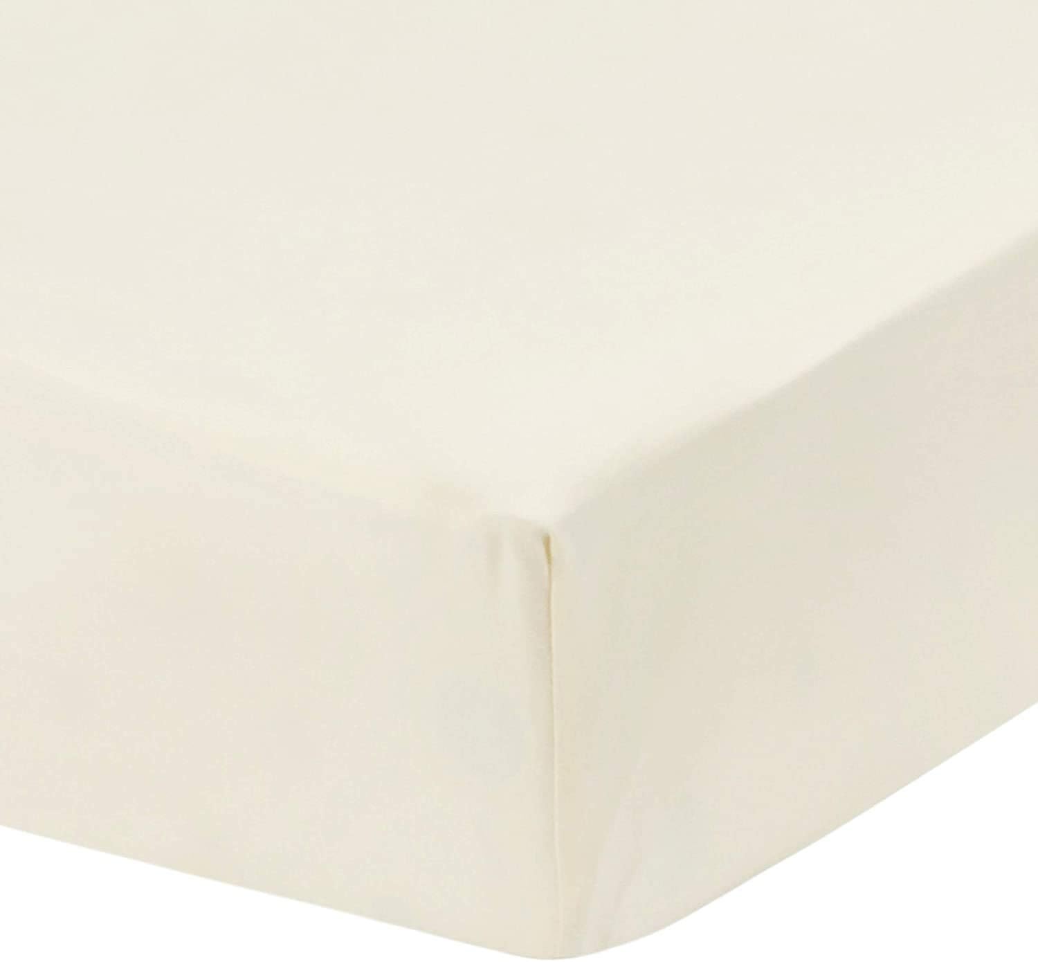 Dudu N Girlie Fitted Crib Sheets 51x85 Compatible with Chicco Next to Me, Cream & Yellow, Next To Me Crib (51x85cm) - Image 3