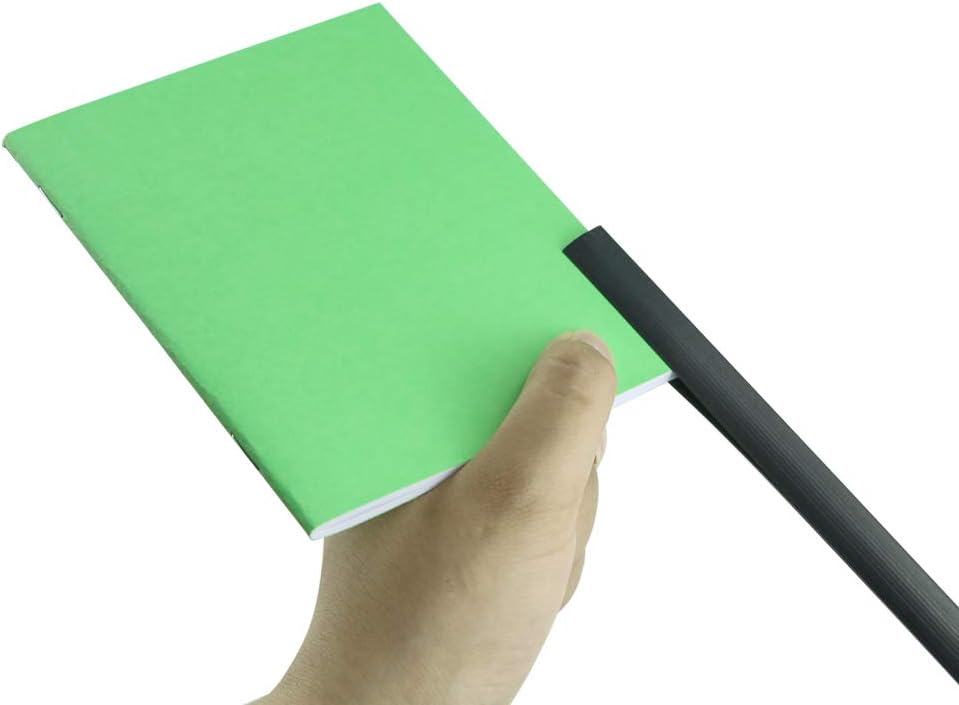 YG_Oline 48 Pcs Black Slide Grip Binding Bars, Spine Bars for School Office Report Covers File Holder, A4 Size, 40 Sheets Capacity, 12 Inch : Office Products