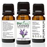 BioFinest Lavender Oil - 100% Pure Lavender Essential Oil - Therapeutic Grade - Bulgaria Premium Quality - Best For Aromatherapy, Diffuser, Massage, Anxiety & Stress Relief - FREE E-Book (10ml)