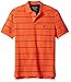 Nautica Men's Stripe Performance Pique Polo
