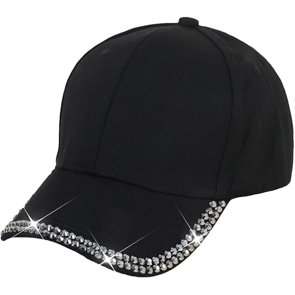 ZTL Womens Studded Rhinestone Baseball Cap Dad Trucker Hat Sparkle
