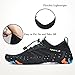 Mens Womens Water Shoes Quick Dry Barefoot for Swim Diving Surf Aqua Sports Pool Beach Walking Yoga Black 8