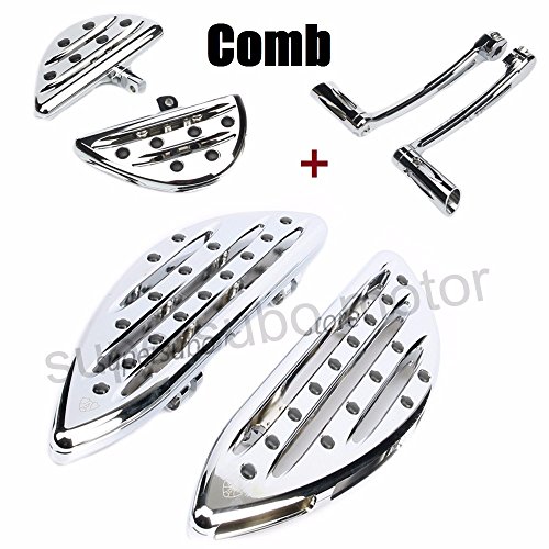 Chrome driver floorboard harley passenger pegs Toe Heel Shift Lever For Harley Touring street road king electra glide