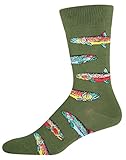 Socksmith Men's Trout Crew Socks