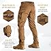 M-Tac Conquistador Flex Tactical Pants - Military Style Men's Cargo Pants with Pockets (Coyote Brown, W30 / L30)
