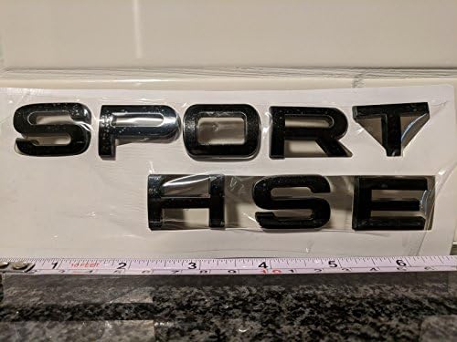 Matte Black - SPORT HSE - Badge Decal Emblem Car 3D Sticker N. AMERICAN SELLER