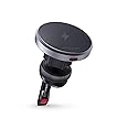 AMEGAT Car Mount Charger, Qi2 Certified 15W Ultra-Fast Magnetic Wireless Car Charger, Air Vent Phone Holder Mount Compatible with MagSafe for iPhone 16/15/14/13/12 Series