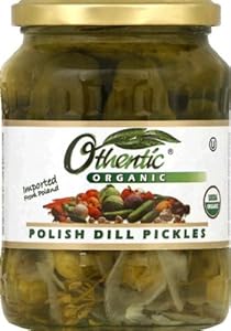Image of OTHENTIC FOODS INC Organic Polish Dill Pickles, 24.3 OZ